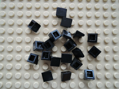 Lego 20 x Dachziegel Schrägstein 54200 schwarz 1x1x2/3