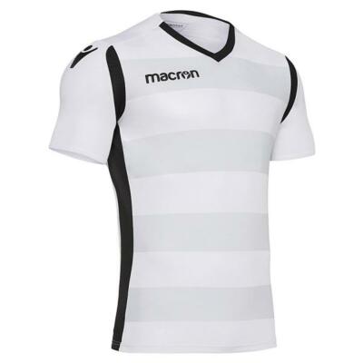 Macron Trikot Alphard weiß-schwarz Größen M + L + XL  