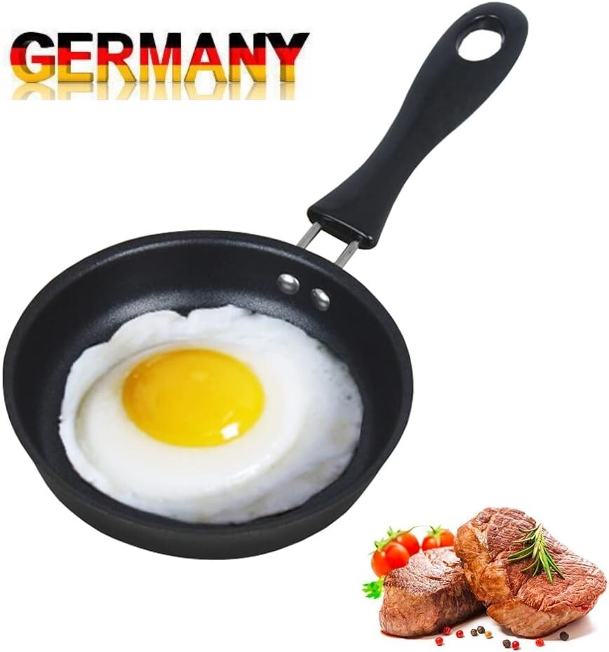 Mini Bratpfanne 12cm Kleine Pfanne Induktion Antihaft Eierpfanne Mini Pfanne DE