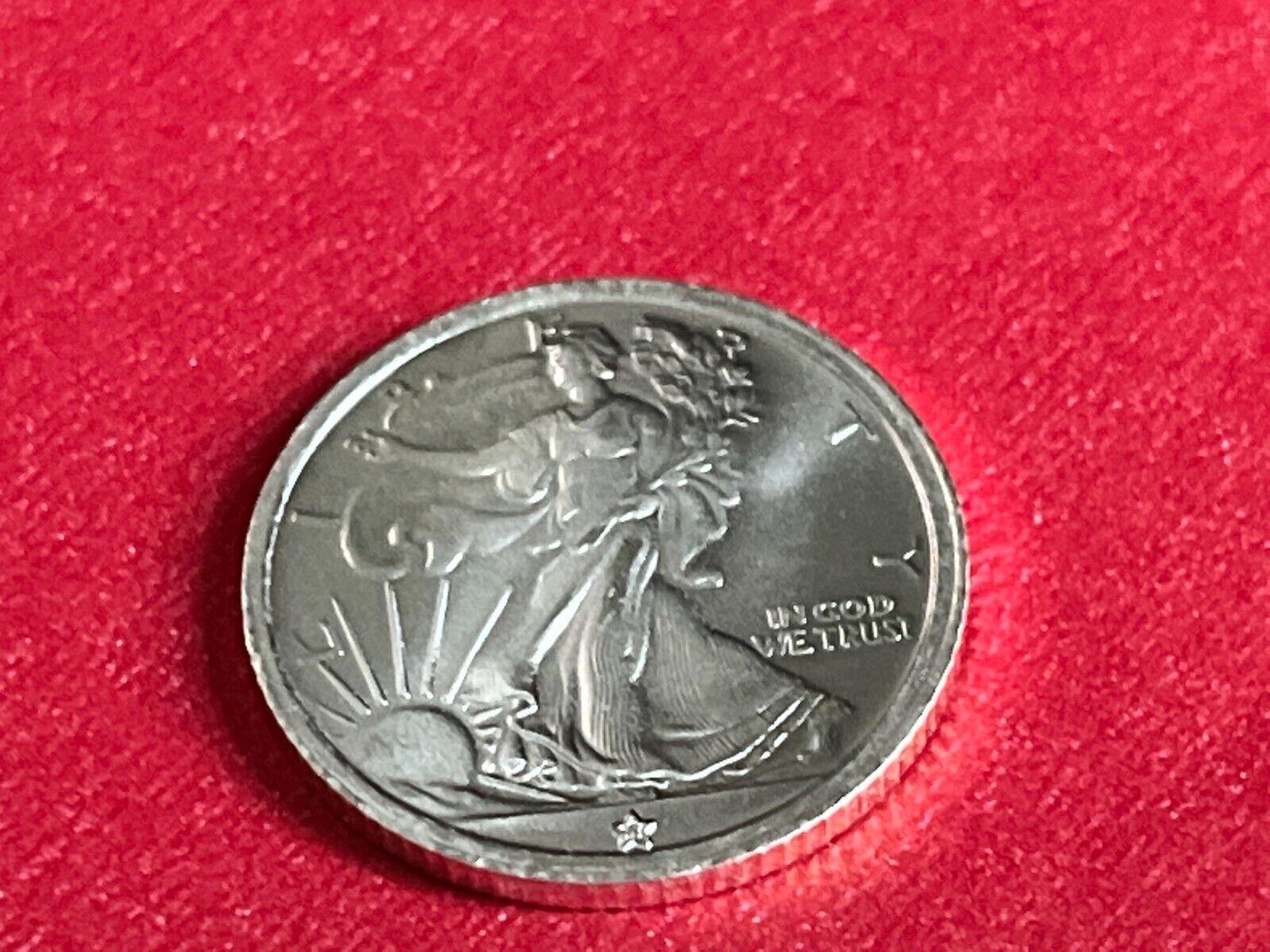 1/10 oz .999 Fine Silver " Walking Liberty " Coin