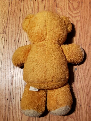 fisher price teddy bear with apple bib