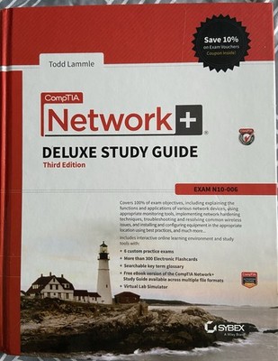 CompTIA Network+ Deluxe Study Guide (Third Edition) Lammle, Todd Sybex USED Book