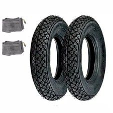 KIT GOMME COPERTONI E CAMERE 3.50-10 DEESTONE VESPA 125 150 200 PX ARCOBALENO
