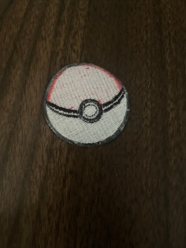 Pokemon PokeBall Embroidered Iron-on Patch - Picture 2 of 3