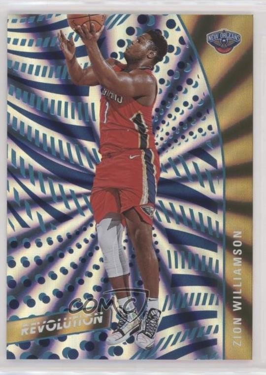 2020-21 Panini Revolution Sunburst 9/75 Zion Williamson #75 7y2