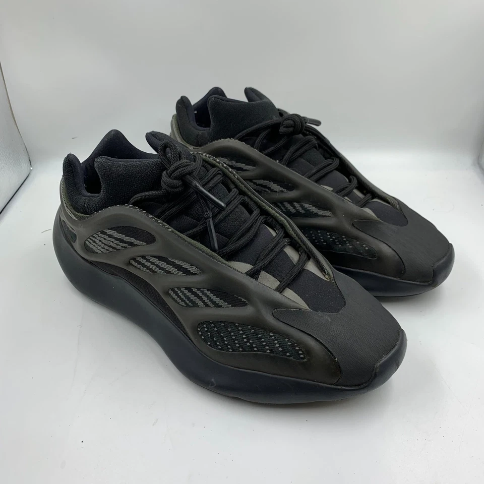Adidas Yeezy 700 V3 Alvah Sneakers Mens US 8 Black Gray Low Top Lace Up H67799 - Image 2 of 4