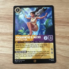 Pocahontas  Meeko - Adventurous Friends 27/204 Attack of the Vine Lorcana NM