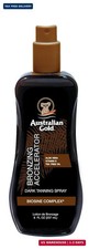 Australian Gold Dark Tanning Accelerator Spray Gel With Bronzer  8 Fl Oz, Multi