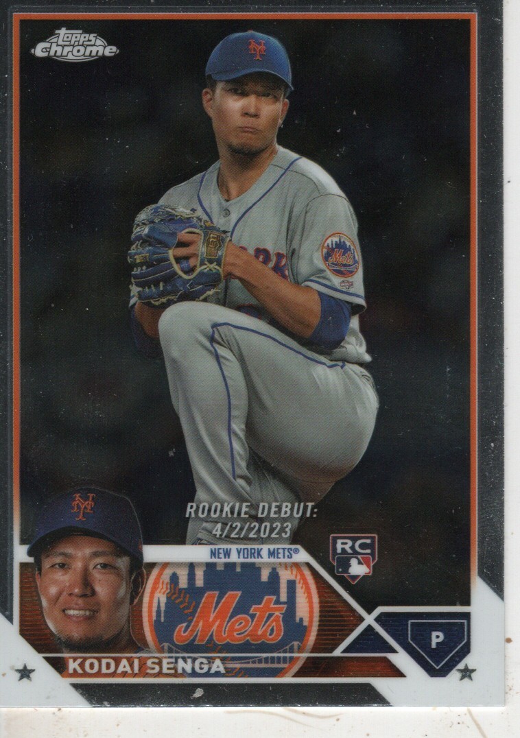 Kodai Senga 2023 Topps Chrome Update Baseball #USC124 RC Rookie Card Mets Sports
