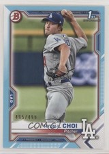 2021 Bowman Prospects Sky Blue Border 495/499 Hyun-il Choi #BP-130 0c3e