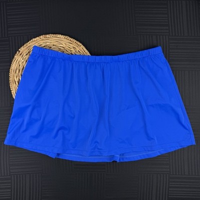 Maxine Of Hollywood Womens Plus Size 22W Royal Blue Swim Skirt Swimsuit Bottoms