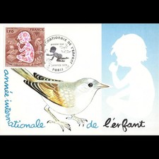 Carte maximum - n° 2028 v3 - Année Internationale de l'Enfance - 6/1/1979 Paris