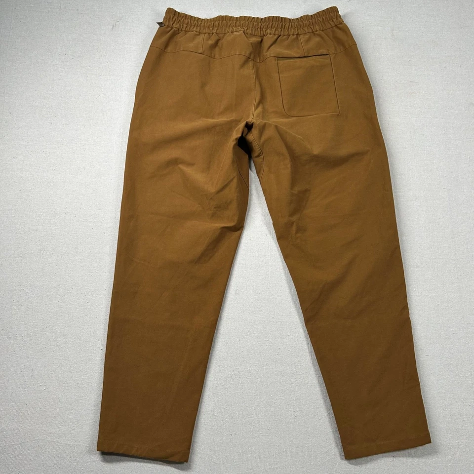 Pantalones Lululemon Para Hombres XL ABC Pull-On Bowline Utilitech Caramelo Lona Atlética Foto 2 de 4