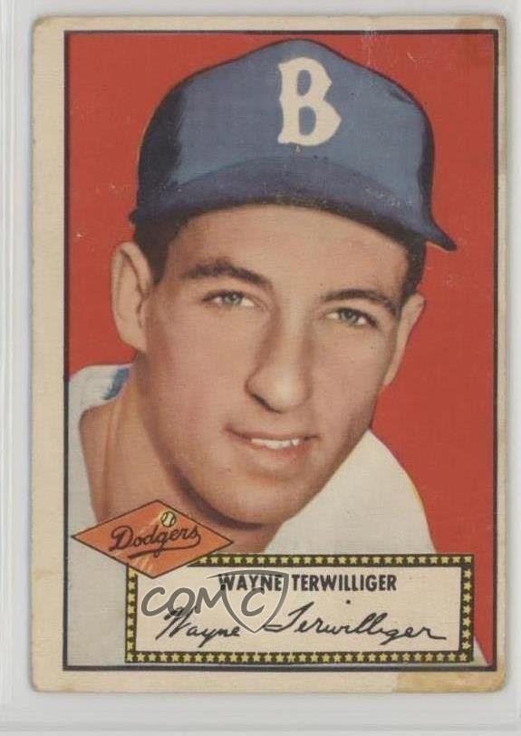 1952 Topps Wayne Terwilliger (Red Back) #7 2e0