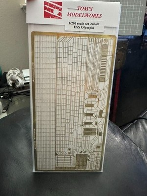 Tom's Modelworks 1/240 Scale USS Olympia Photo Etch Model Details Set#240-01