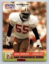 1991 Pro Set - John Johnson #782 (RC) San Francisco 49ers