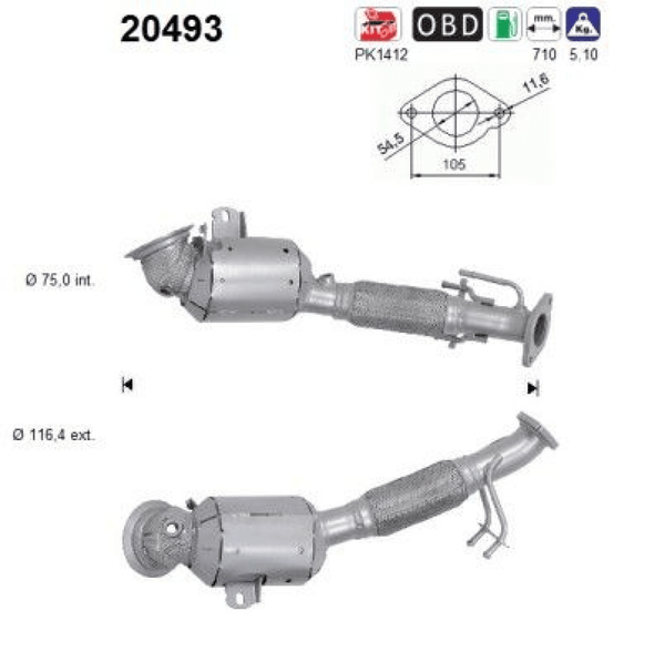 Katalysator FüR Ford Focus IV Stufenheck Turnier-image