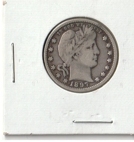 1897 Barber Quarter (VG+)