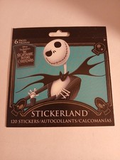 Stickerland Nightmare Before Christmas Stickers Lot Of 120 Stickers 6 Same Pages