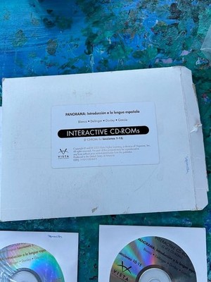 Panorama: Introduccion a la Lengua Espanola 2003 Interactive CD-ROM Set Open Box