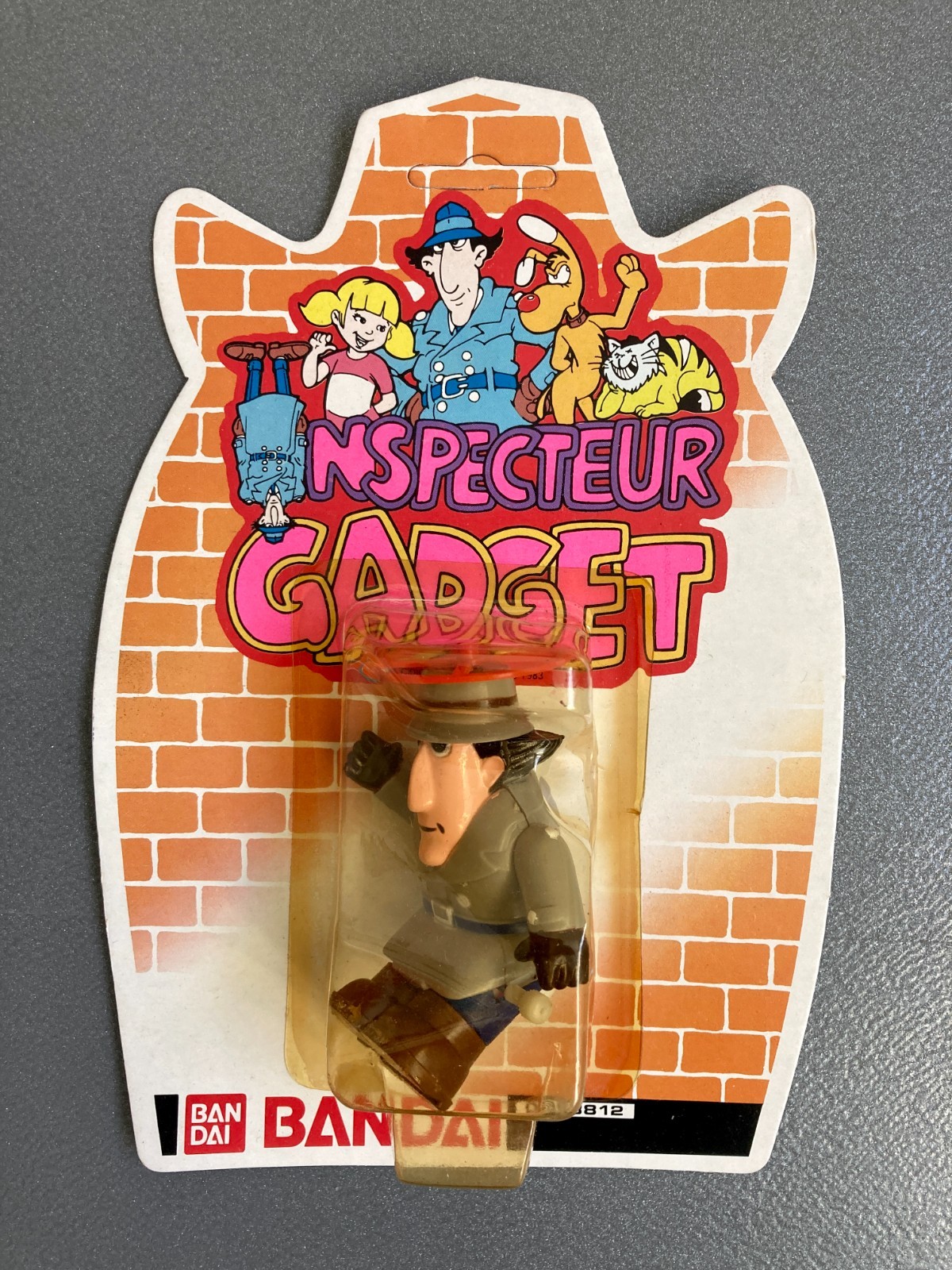 Jouet mécanique de collection Inspecteur Gadget hélico Bandai 1983 vintage MOC