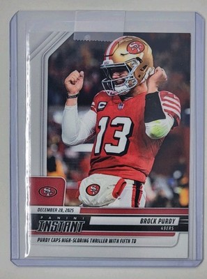 2025-26 Panini Instant NFL #391 Brock Purdy San Francisco 49ers | eBay