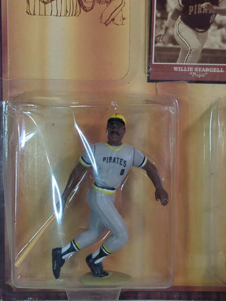 '89 KENNER STARTING LINEUP BASEBALL GREATS ROBERTO CLEMENTE & WILLIE STARGELL T6 - Image 2 of 4