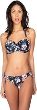 Protest Womens Bikini Top Underwired Top Mm Bibi 20 C Cup Bandeau Multicolor S