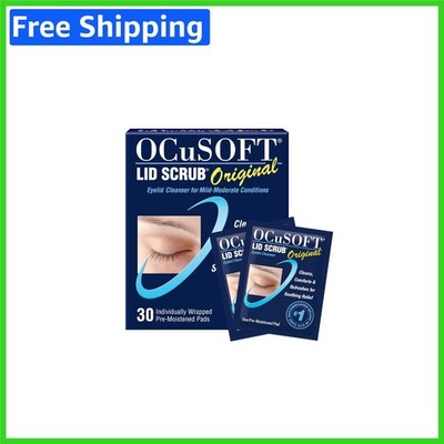 Gentle Eyelid Cleanser Towelettes - Clinically Proven Comfort for Irritated Eyes