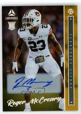 2022 Panini Luminance Gold /100 Roger McCreary #157 Rookie Auto RC 6o3