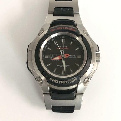 [A2kY] Casio G-Shock Analog Black Silver Quartz Wristwatch [gsk]