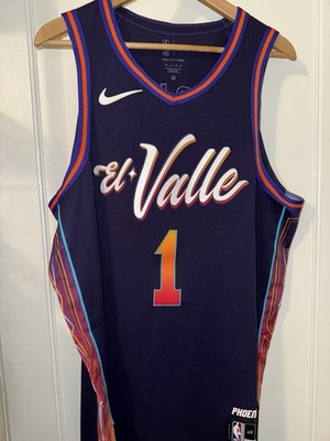 Booker Nike Authentic Jersey Phoenix Suns City Edition El Valle Size 48