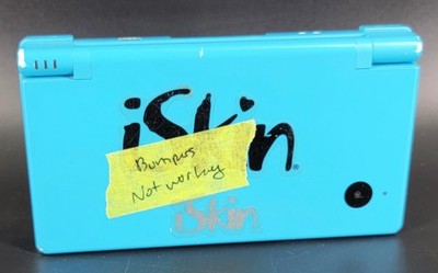 Nintendo DSi Light Blue TWL-001 (USA) - For Repair - Bumpers Not Working