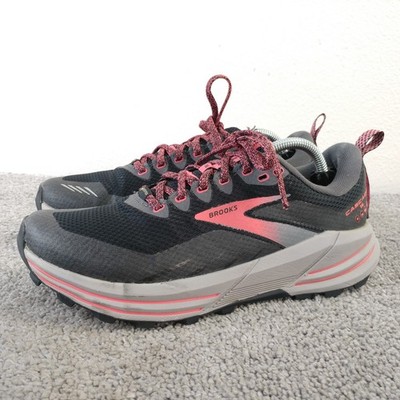 Brooks Cascadia 16 GTX Womens 8 Shoes Trail Running Black Pink1203641B071 Low