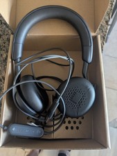 Dell WH5024 Wired Headphones Microphone, USB-C/A, Pouch Black Open-Box LikeNew