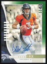 Drew Lock 2019 Absolute Signature Rookies Spectrum Green/25 #115,RC,Broncos