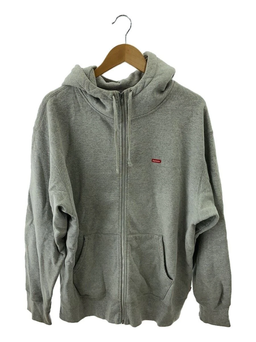 Sweat à capuche zippé Supreme gris L occasion