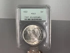 1922 Peace Silver $1 Dollar MS63 PCGS OG HOLDER GREEN LABEL - NICE COIN!