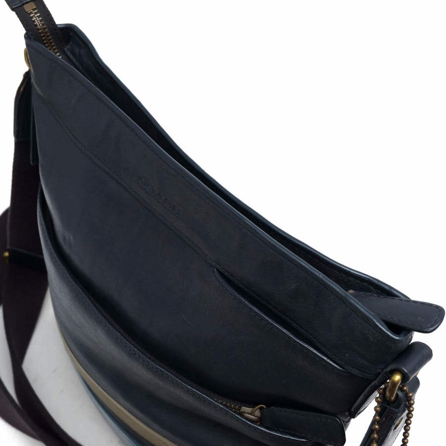 COACH COACH 70883 stripe patchwork crossbody mess… - image 4