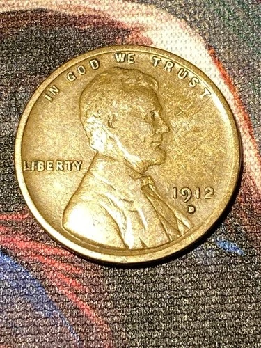 1912 D Lincoln Wheat Cent VF BN