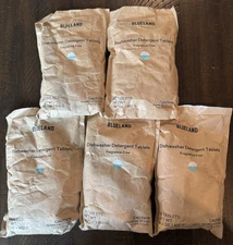 5x Blueland Dishwaher Detergent Refills 60 Tablets Bag Fragrance Free LOT OF 5