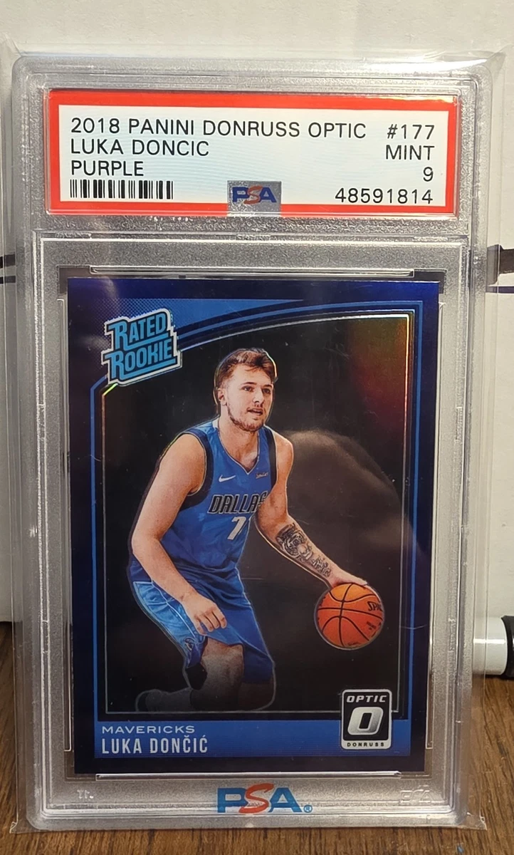 Luka Dončić 9 Graded Basketball Sports Trading Cards & Accessories