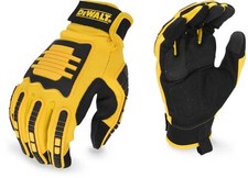Radians DPG781L DeWalt DPG781 Performance Mechanic Work Glove, Yellow - Size L
