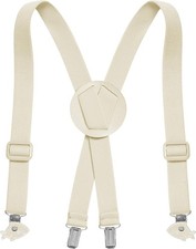 Playshoes Kinder Hosentr&auml;ger Kinderhosentr&auml;ger 4 Clips Clips, Beige, 60 cm