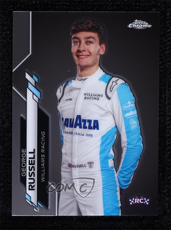 2020 Topps Chrome Formula 1 F1 Racers George Russell #19 1q2x