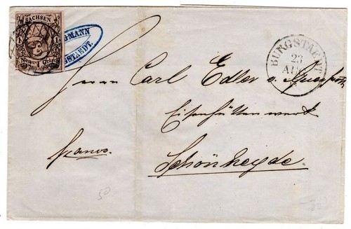 Saxony 9 from Burgstädt to Schönheyde (GA0186)