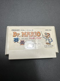 Dr. Mario Nintendo Famicom 1990 Japan FC HVC-VU US Seller See All Photos Tested