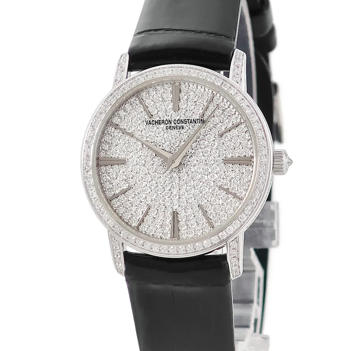 Vacheron Constantin — Vacheron Constantin Patrimony 25559 / 000G-9280 Diamond 30mm Silver Dial #HDW144