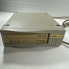 Plextor 12Plex External SCSI CD-ROM Drive 12x Untested Unit Powers On