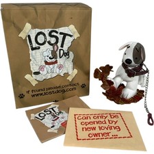 Xystos Lost Dog Figurine It's Not Fair Why Me #19056 2005 Collectable Boxed